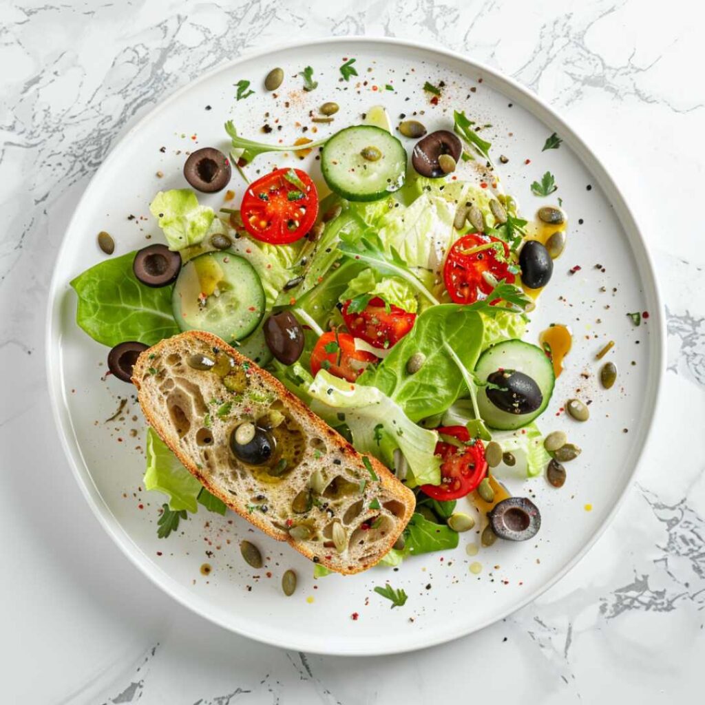 SAŁATKA Z PESTKAMI Z DYNII